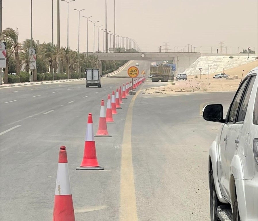 تنفيذ مشروع لتأهيل ورفع كفاءة  "تقاطع طريق الرياض – المطار"